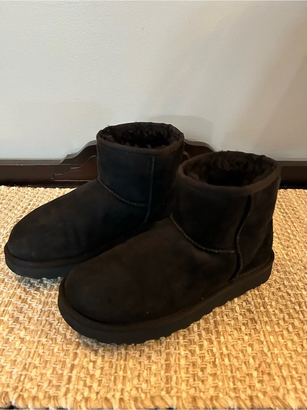 UGG black suede